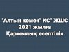 Қаржылық есептілік «Алтын Көмек» КС» ЖШС 2021 жылға